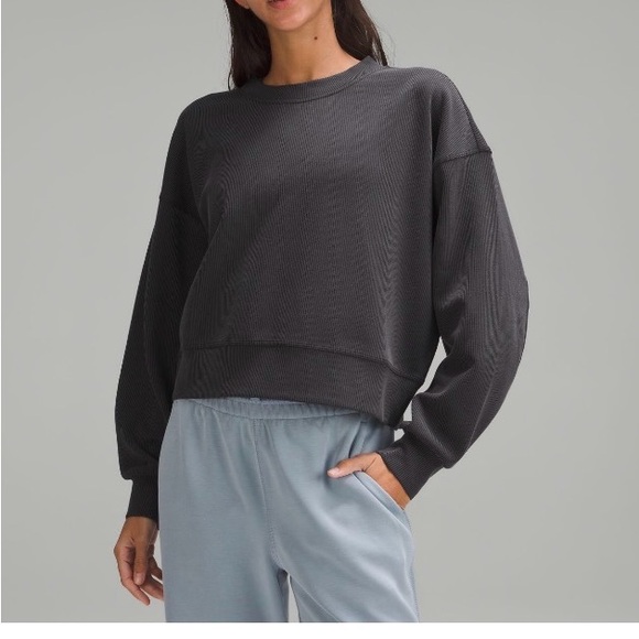 lululemon athletica Sweaters - Lululemon Oversized Crop Crewneck Sweater